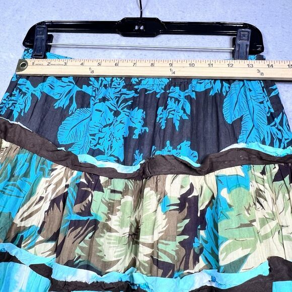 Alberto Makali Skirt Womens Size 10 Multicolored Gorgeous Floral Boho Maxi - Picture 5 of 10